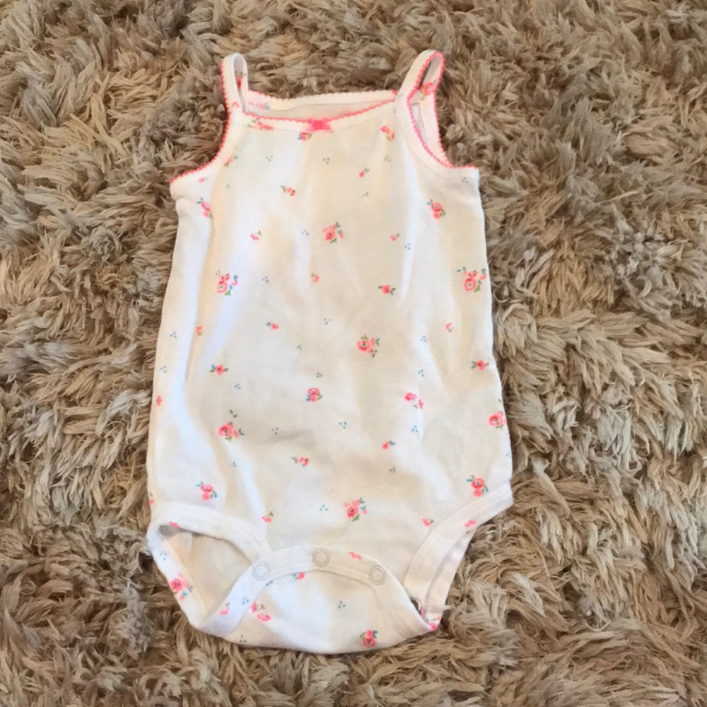 Girls floral onesie